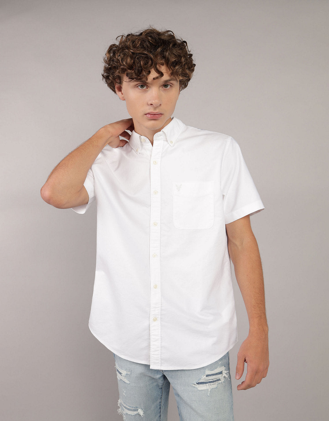 Camisa Manga Corta Ae - Blanco 2154_2728_100_of