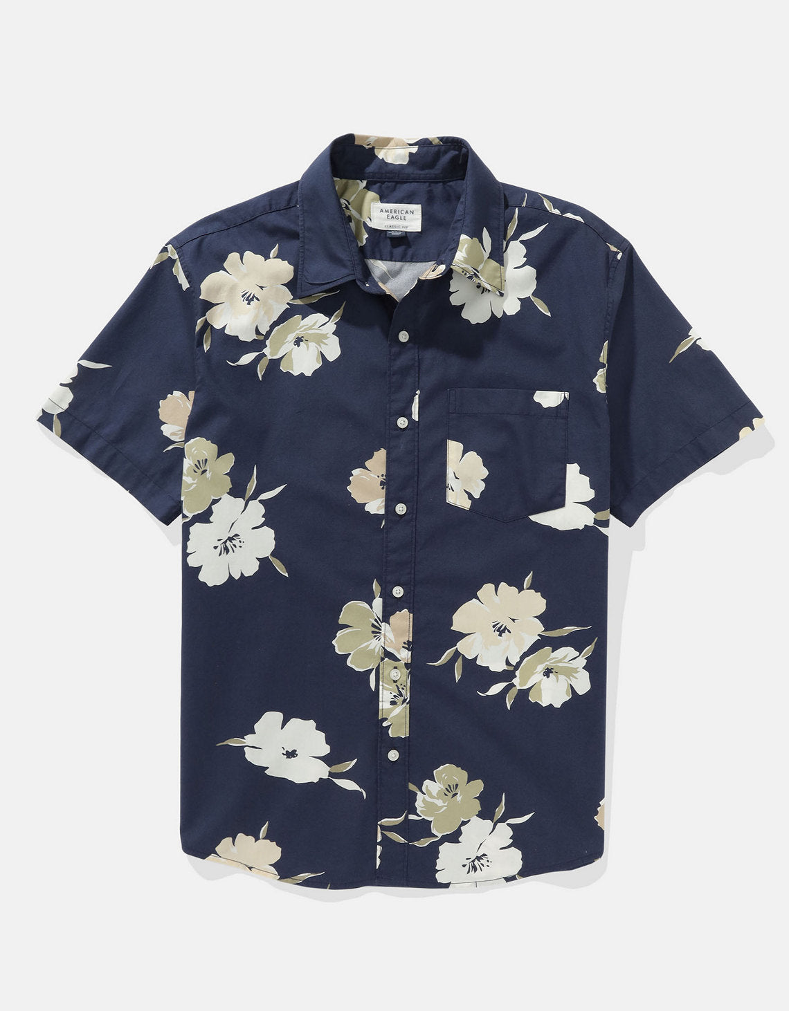 Camisa abotonada junto a la piscina Ae - Azul 2154_2862_410_f