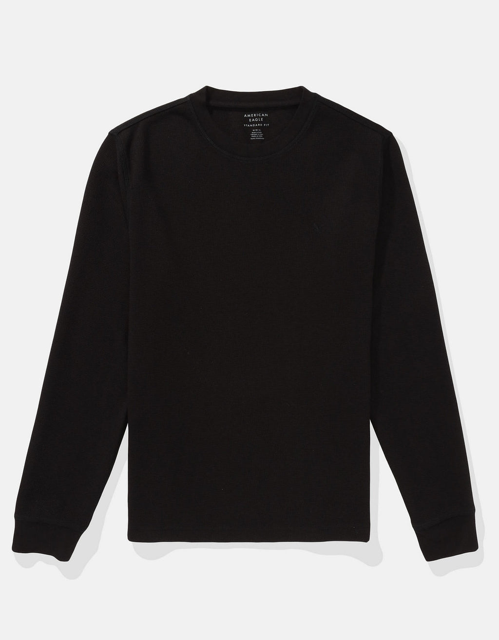 Camiseta Thermal Manga Larga Ae - Negro 2171_4842_001_f