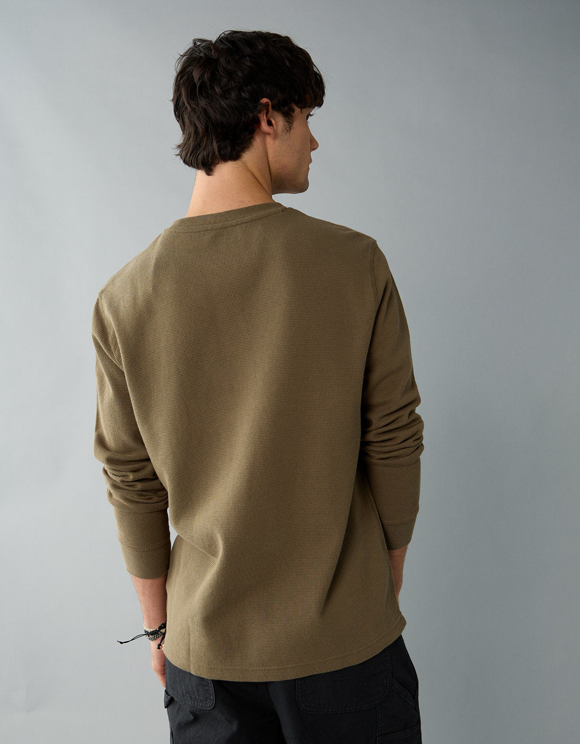 Camiseta Thermal Manga Larga Ae - Verde 2171_4842_329_ob