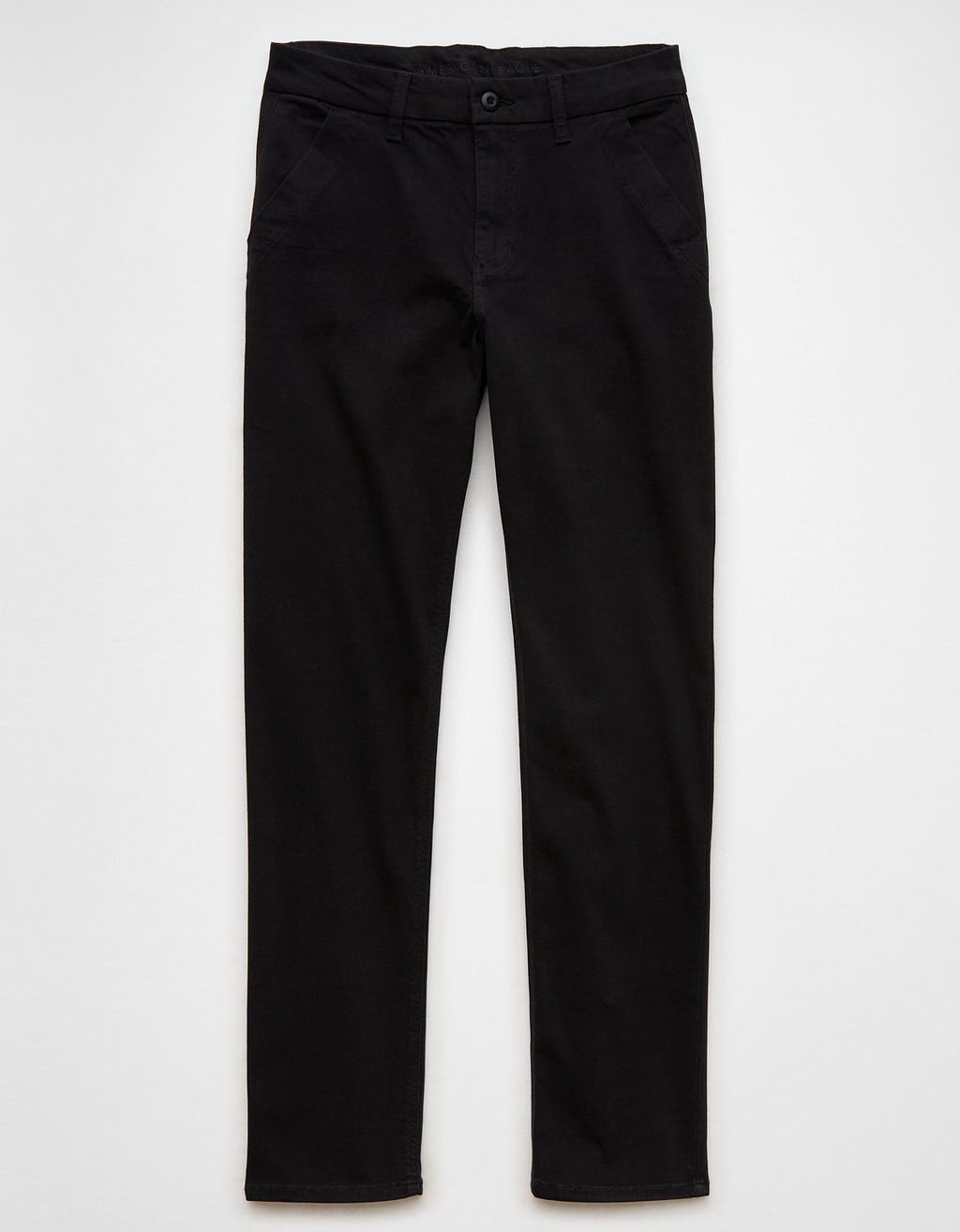 Pantalón Straight de Tiro Alto para Mujer - Negro 2325_5126_001_f