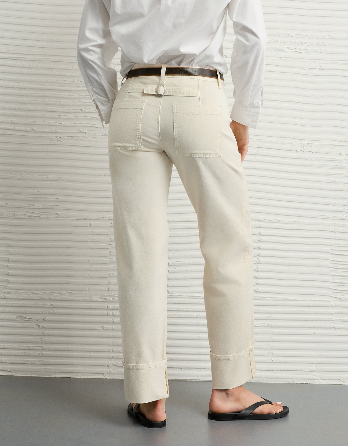 Pantalón Stovepipe Ae - Caqui 2325_5489_210_ob