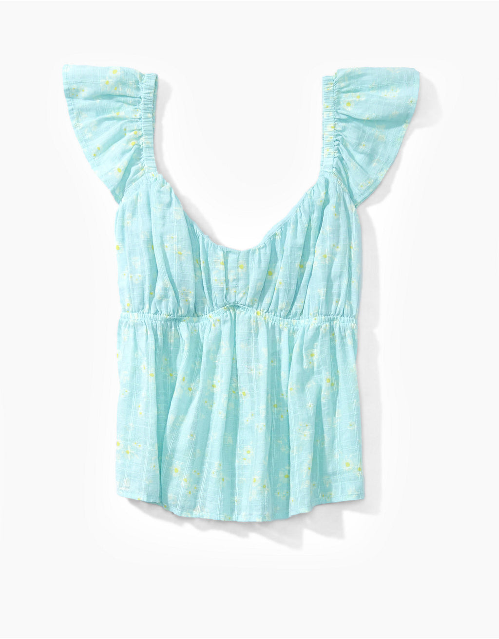 Blusa AE con detalle para anudar en el frente - Azul 2351_5066_401_f
