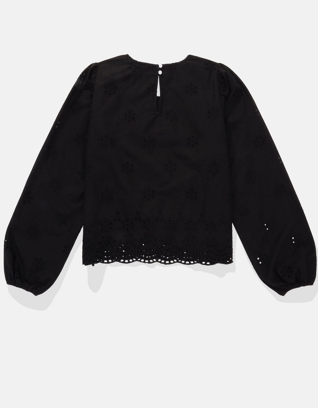 Camisa Manga Larga cuello redondo Mujer AE - Negro 2351_5757_001_b