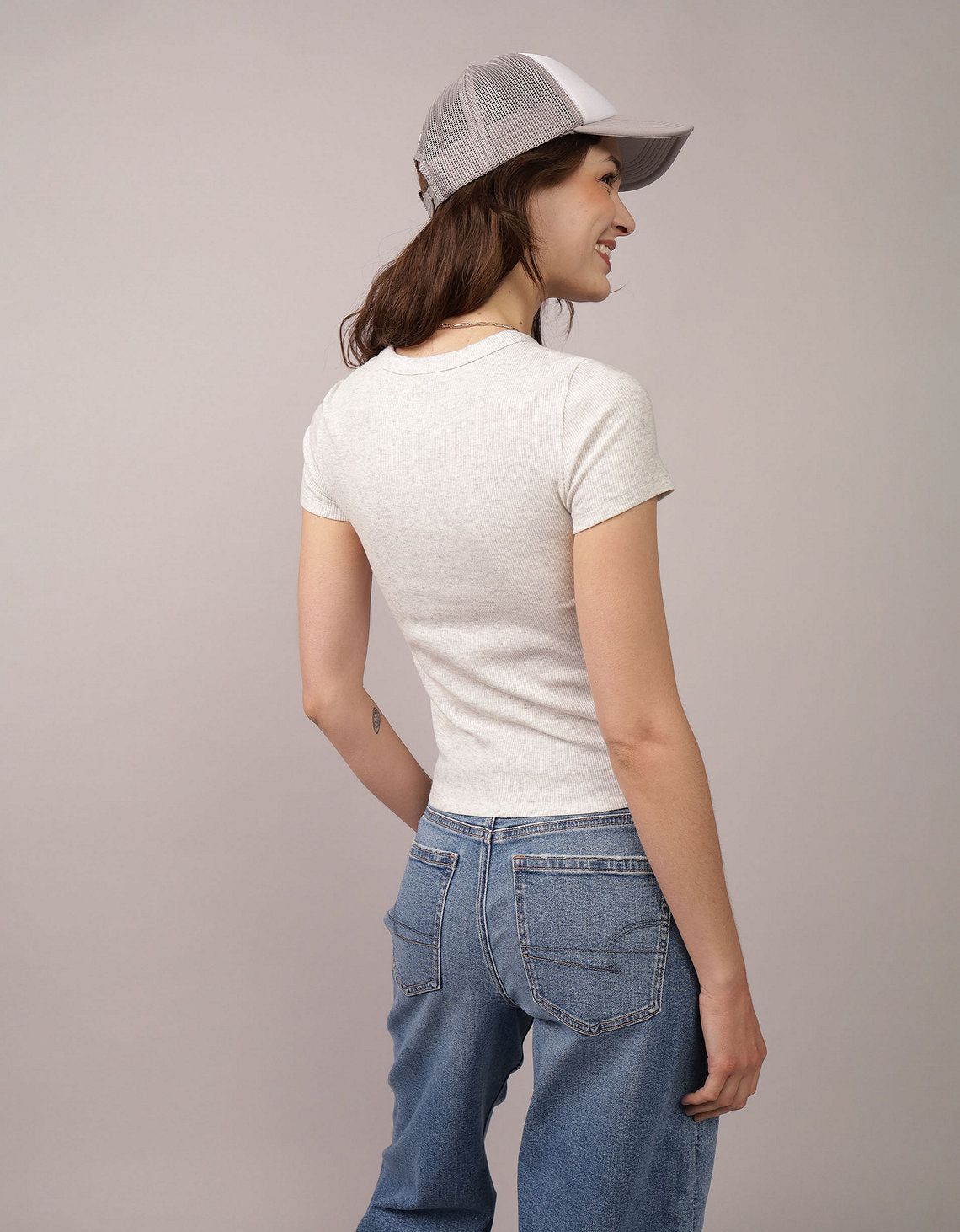 Eh, hola camiseta bebé. - Gris 2370_1174_092_ob