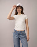 Eh, hola camiseta bebé. - Gris 2370_1174_092_of