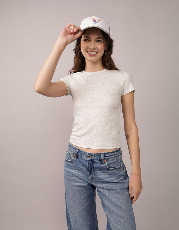 Eh, hola camiseta bebé. - Gris