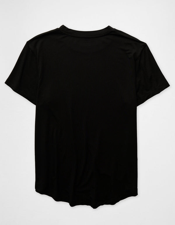 Camiseta Soft & Sexy cuello redondo Ae - Negro