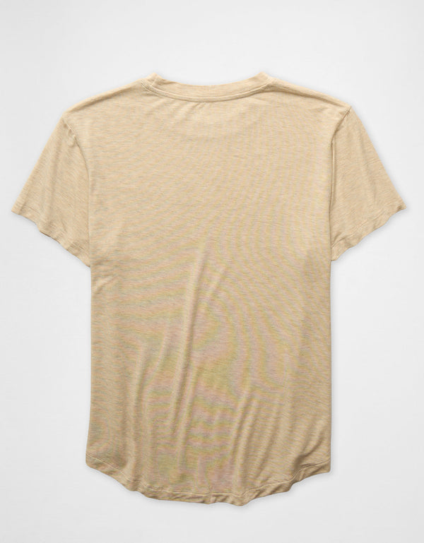 Camiseta Soft & Sexy cuello redondo Ae - Caqui
