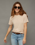 Camiseta Soft & Sexy cuello redondo Ae - Caqui 2370_1561_209_of