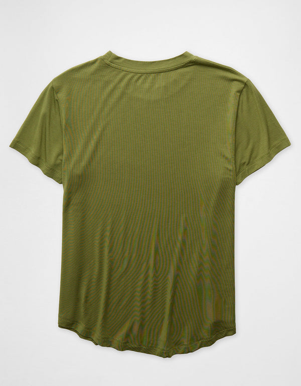 Camiseta Soft & Sexy cuello redondo Ae - Verde