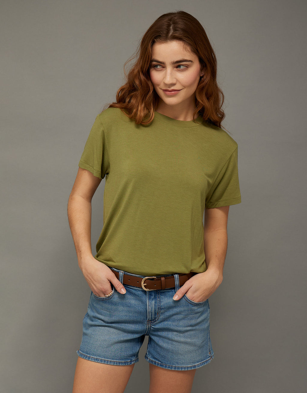 Camiseta Soft & Sexy cuello redondo Ae - Verde 2370_1561_300_of