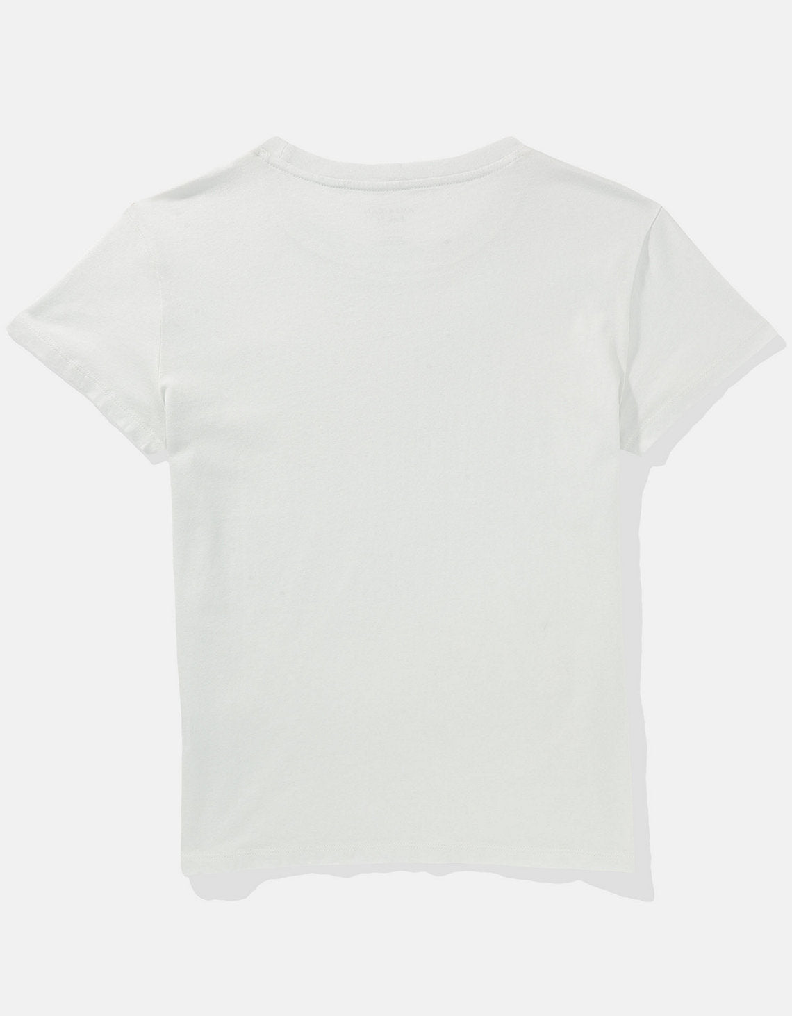 Polo sin Cuello Básica Manga Corta Mujer AE - Blanco 2370_9465_100_b