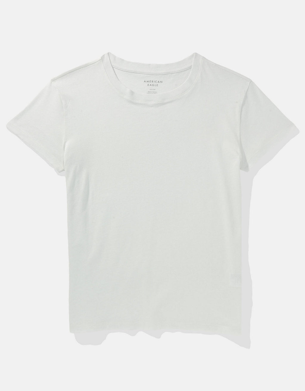 Polo sin Cuello Básica Manga Corta Mujer AE - Blanco 2370_9465_100_f