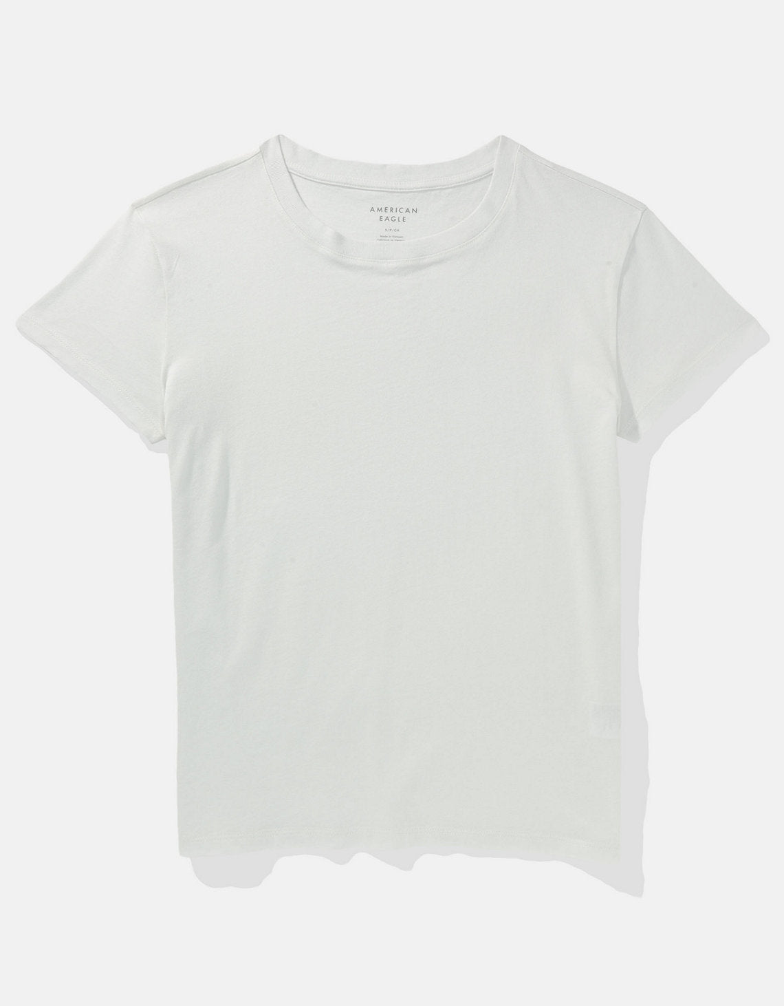 Polo sin Cuello Básica Manga Corta Mujer AE - Blanco 2370_9465_100_f