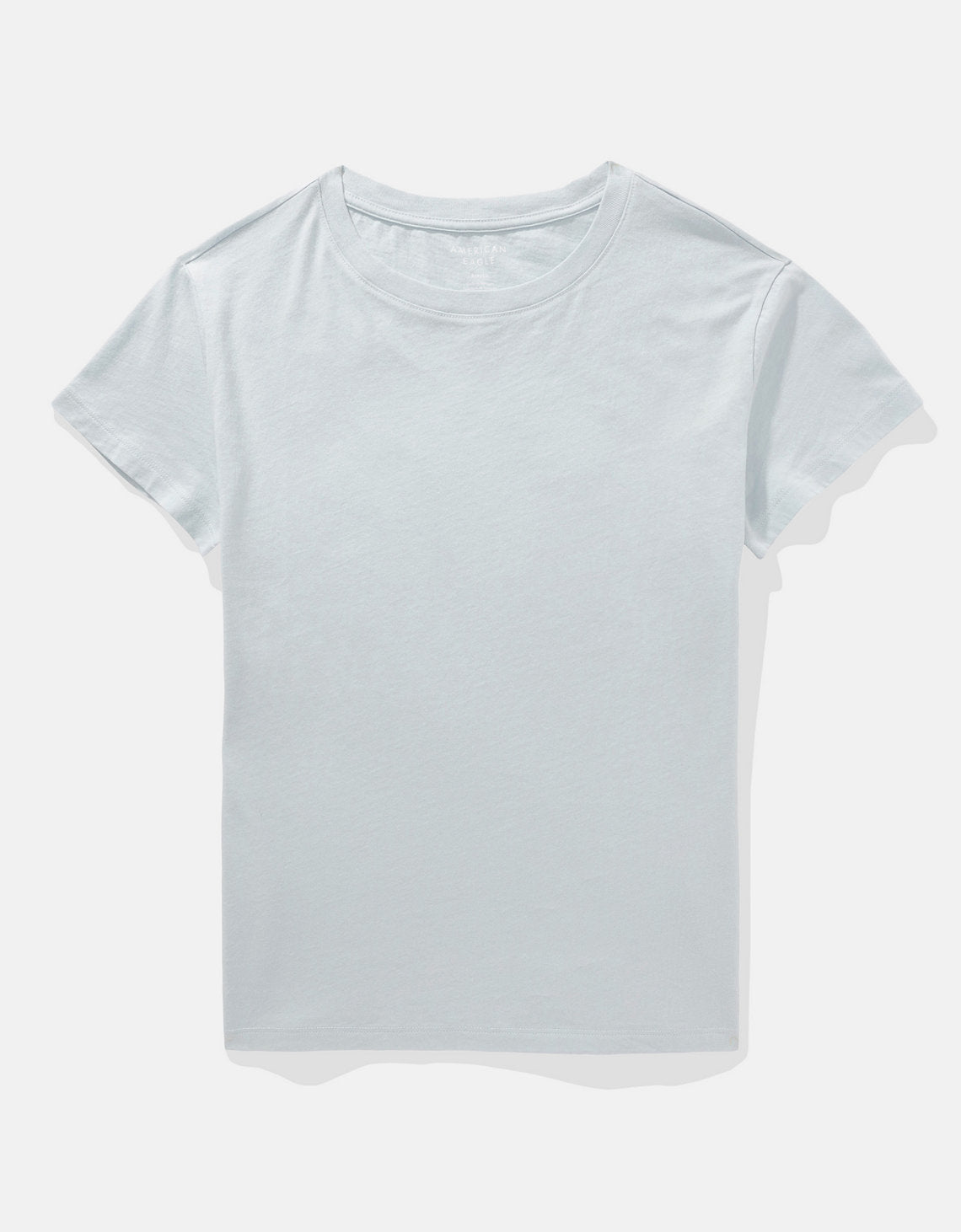 Polo sin Cuello Básica Manga Corta Mujer AE - Azul 2370_9678_401_f