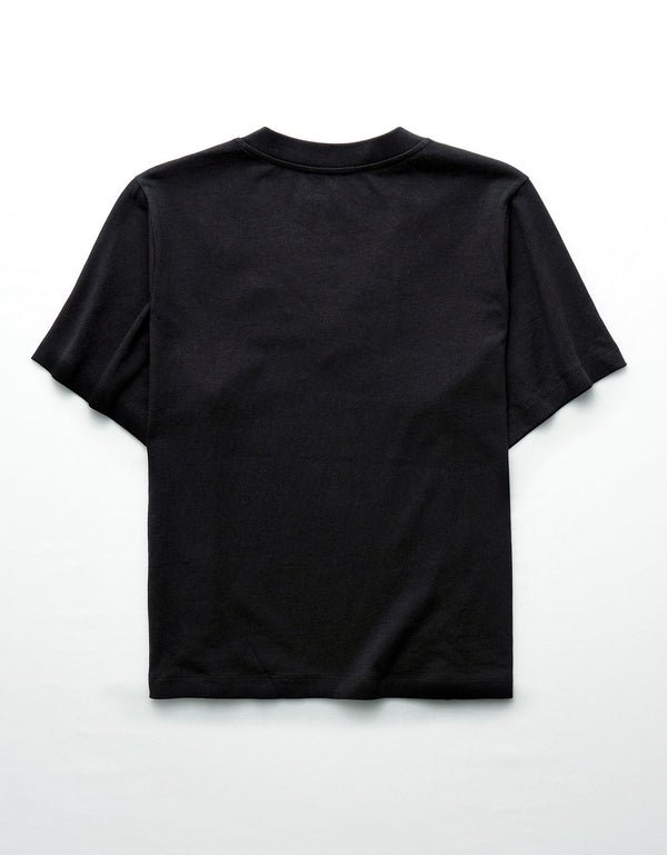 Polo sin Cuello de ajuste relajado Everyday Luxe de Ae - Negro