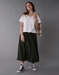 Polo sin Cuello de ajuste relajado Everyday Luxe de Ae - Blanco 2370_9999_100_of