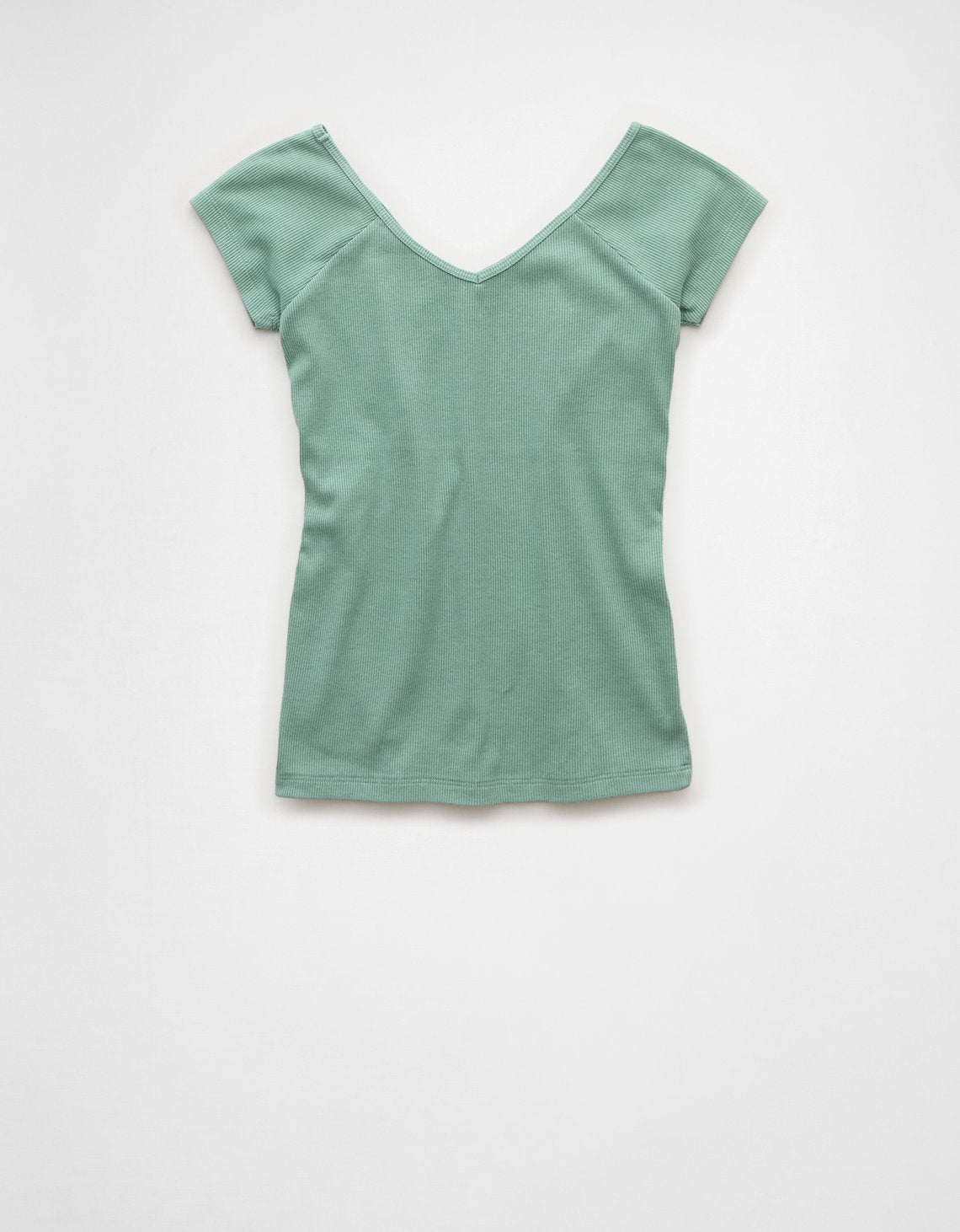 Polo sin Cuello de bebé con cuello en V Ae Saltwash - Verde 2372_1004_343_b