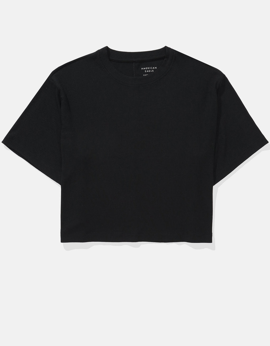Polo sin Cuello Musculosa Suave y Sexy de Ae - Negro 2372_1099_001_f