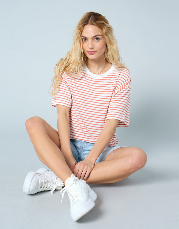 Polo sin Cuello Musculosa Suave y Sexy de Ae - Rojo