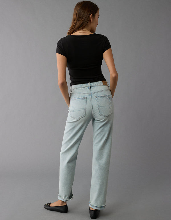 Polo sin Cuello Básica Manga Corta Mujer AE - Negro