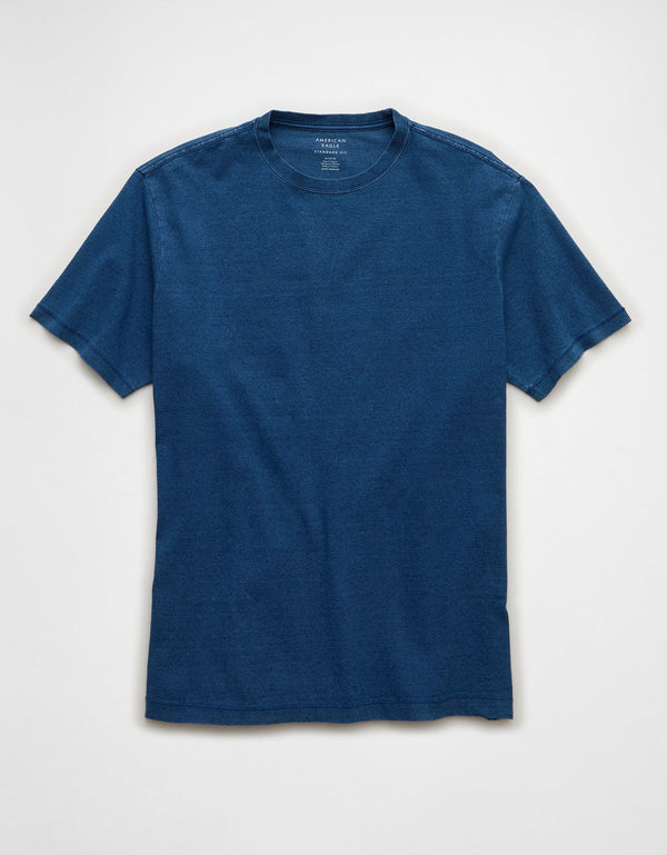 Camiseta standard fit en índigo Ae - Azul