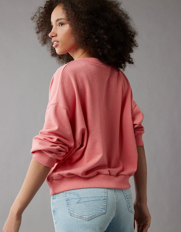Polera AE de cuello redondo - Rojo