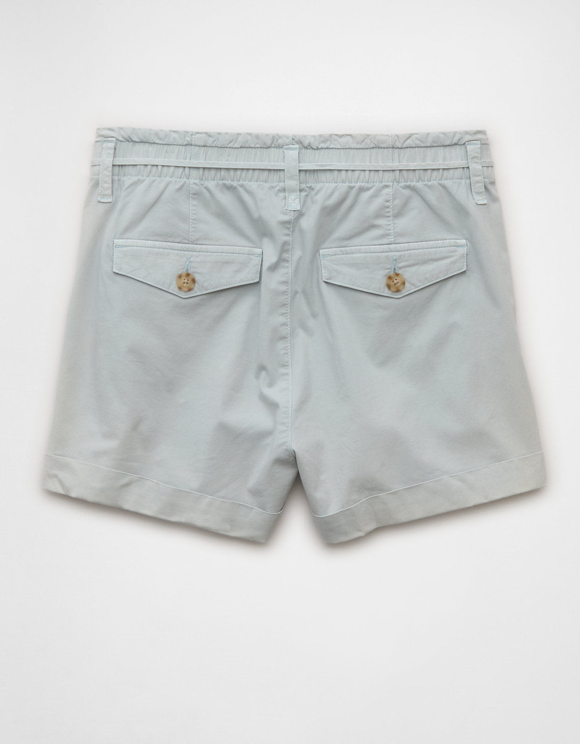Short ligero de cintura alta. - Azul 2546_8281_400_b