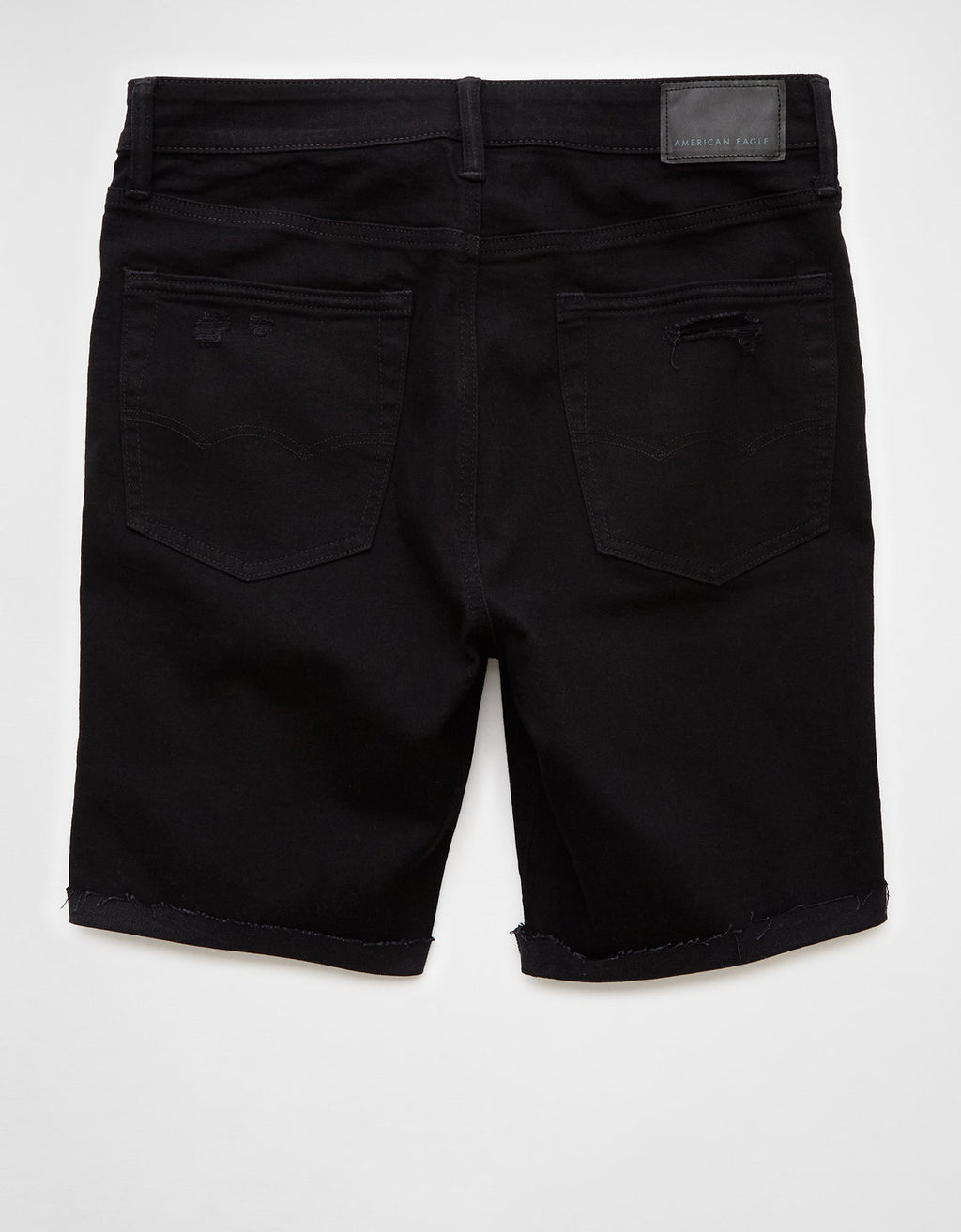Bermuda en Denim con rotos Hombre AE - Negro 3131_7801_048_b