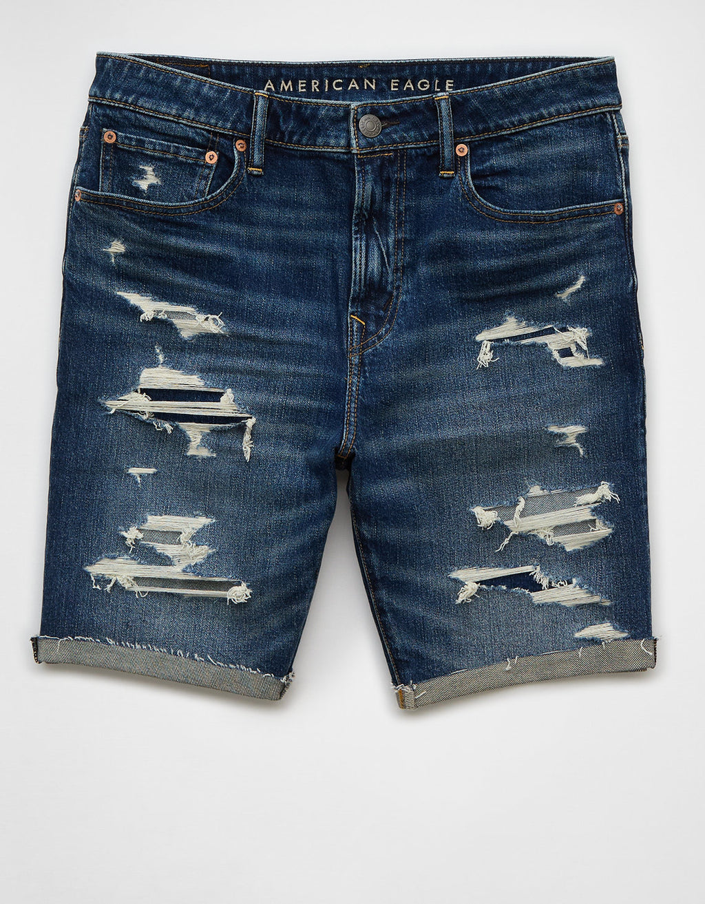 Bermuda en Denim con rotos Hombre AE - Generico 3131_7803_832_f