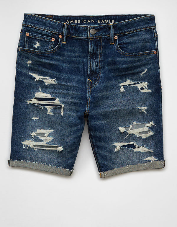 Bermuda en Denim con rotos Hombre AE - Generico