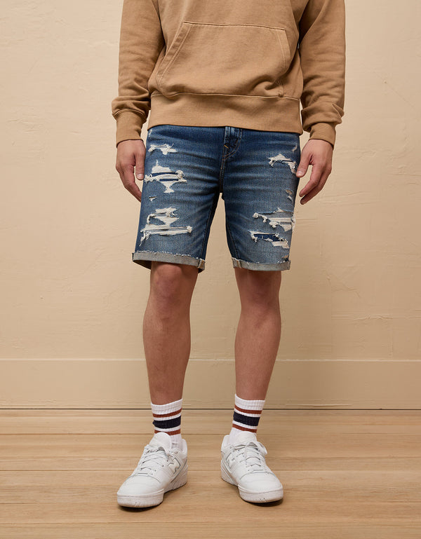 Bermuda en Denim con rotos Hombre AE - Generico