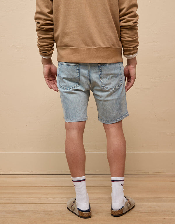 Bermuda en Denim con Desgaste Hombre AE - Generico