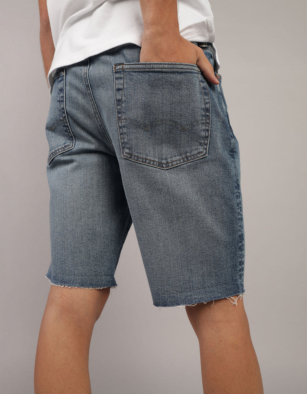 Bermuda Athletic en Denim para Hombre - Azul 3131_7811_947_ob