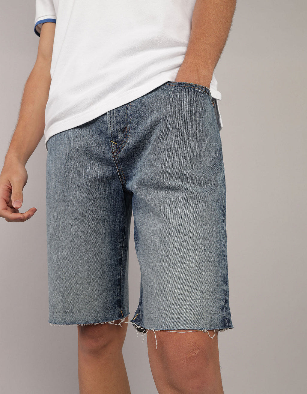 Bermuda Athletic en Denim para Hombre - Azul 3131_7811_947_of