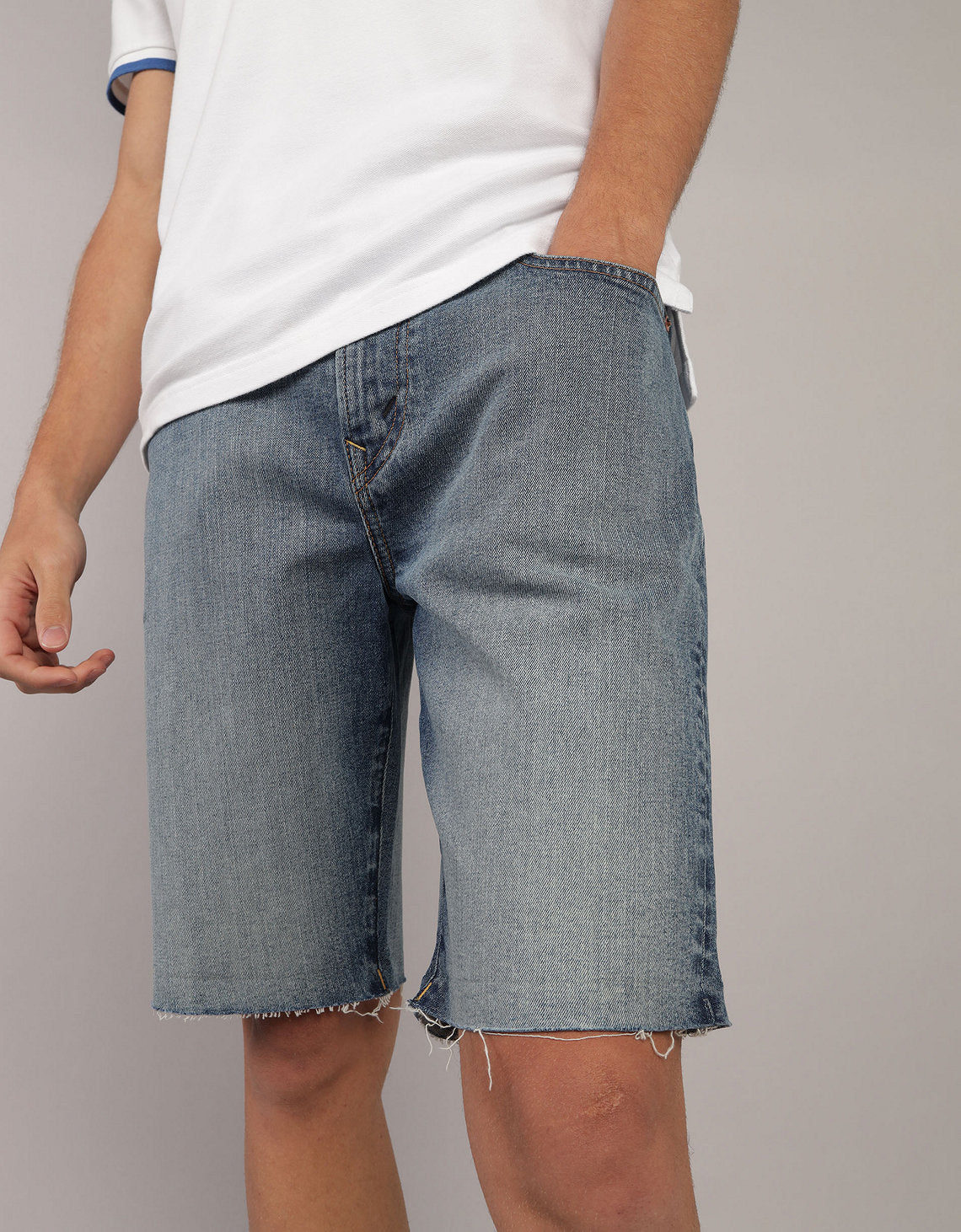 Bermuda Athletic en Denim para Hombre - Azul 3131_7811_947_of