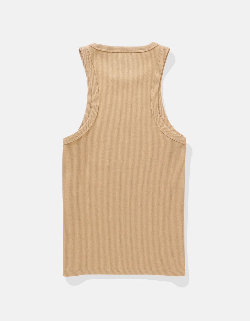 Blusa AE cuello redondo sin mangas para mujer - Caqui 3171_5961_212_b