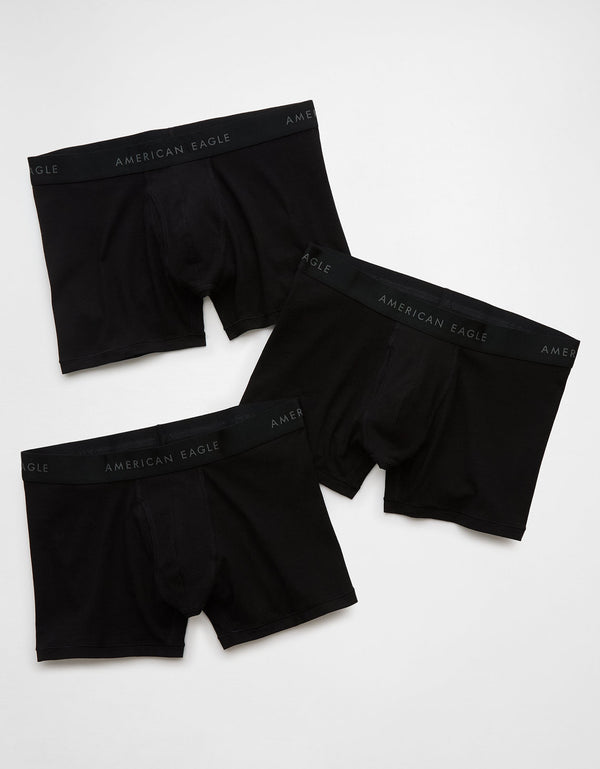 Paquete de 3 Bóxer Clásico de 4,5 pulgadas Ae - Multicolor