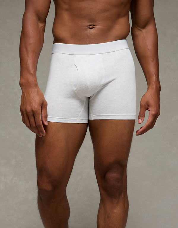 Bóxer Clásico de 4.5 para Hombre - Gris