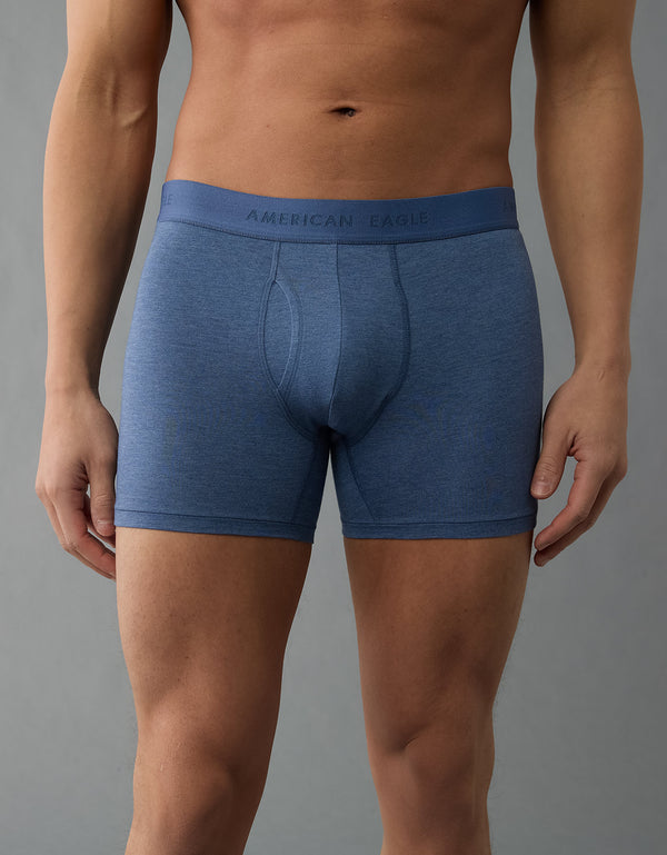 Bóxer Clásico de 4.5 para Hombre - Azul