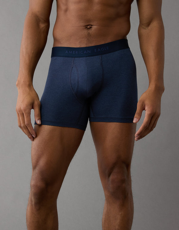 Bóxer Clásico de 4.5 para Hombre - Azul