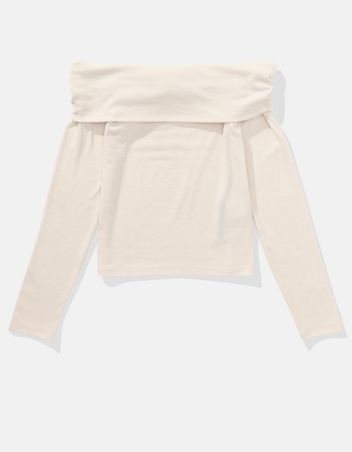 Polo sin Cuello manga larga con hombros descubiertos mujer AE - Generico 3375_9737_106_f
