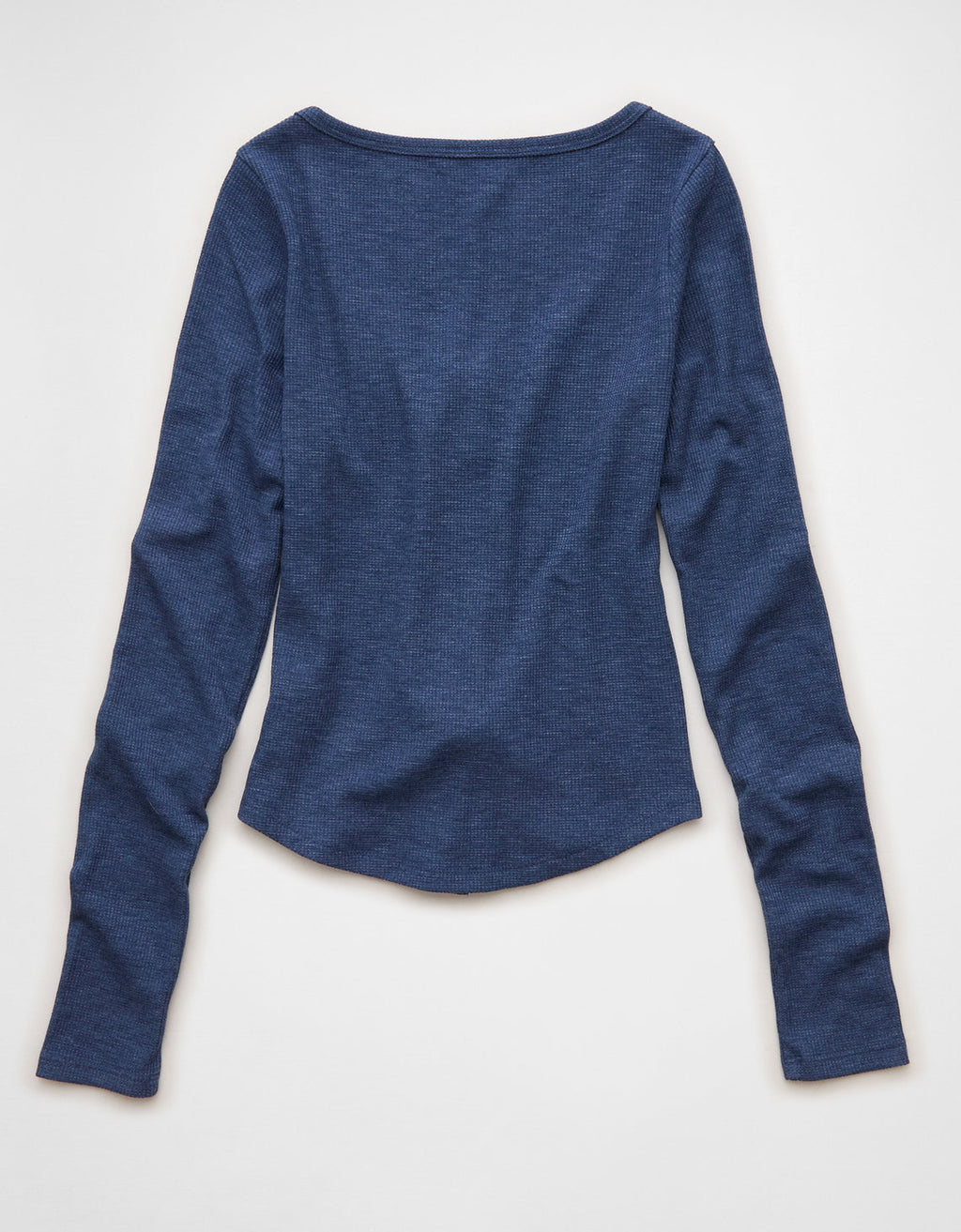 Camiseta Manga Larga con Botones Ae - Azul 3376_1514_911_b