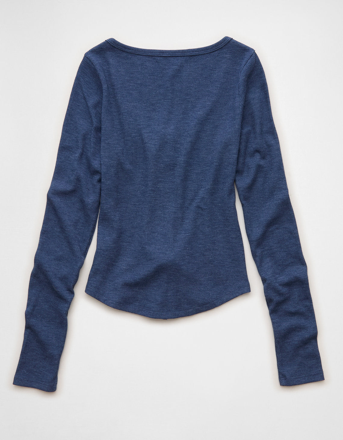 Camiseta Manga Larga con Botones Ae - Azul 3376_1514_911_b