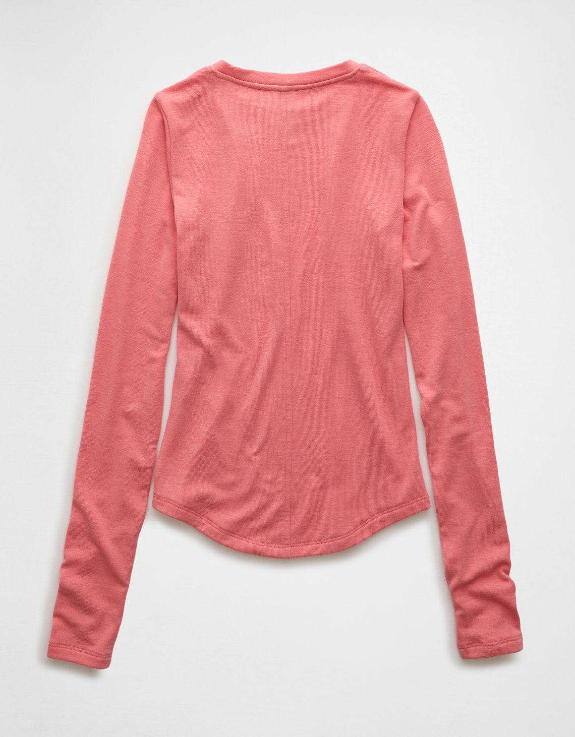 Polo sin Cuello Manga Larga Mujer AE - Rosa 3376_9727_199_b