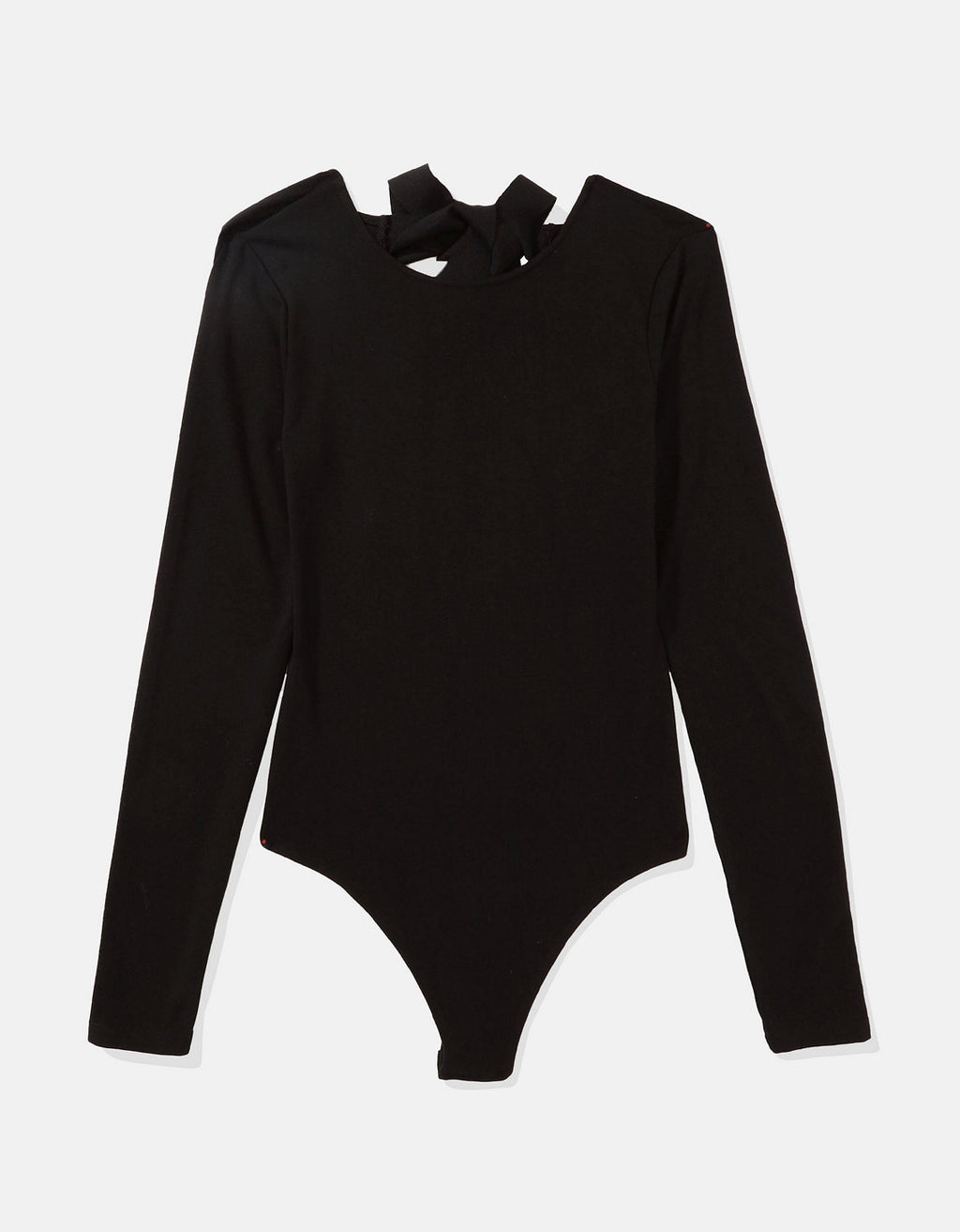 AE T-shirt Manga Larga con Cuello Redondo - Negro 3376_9809_001_f