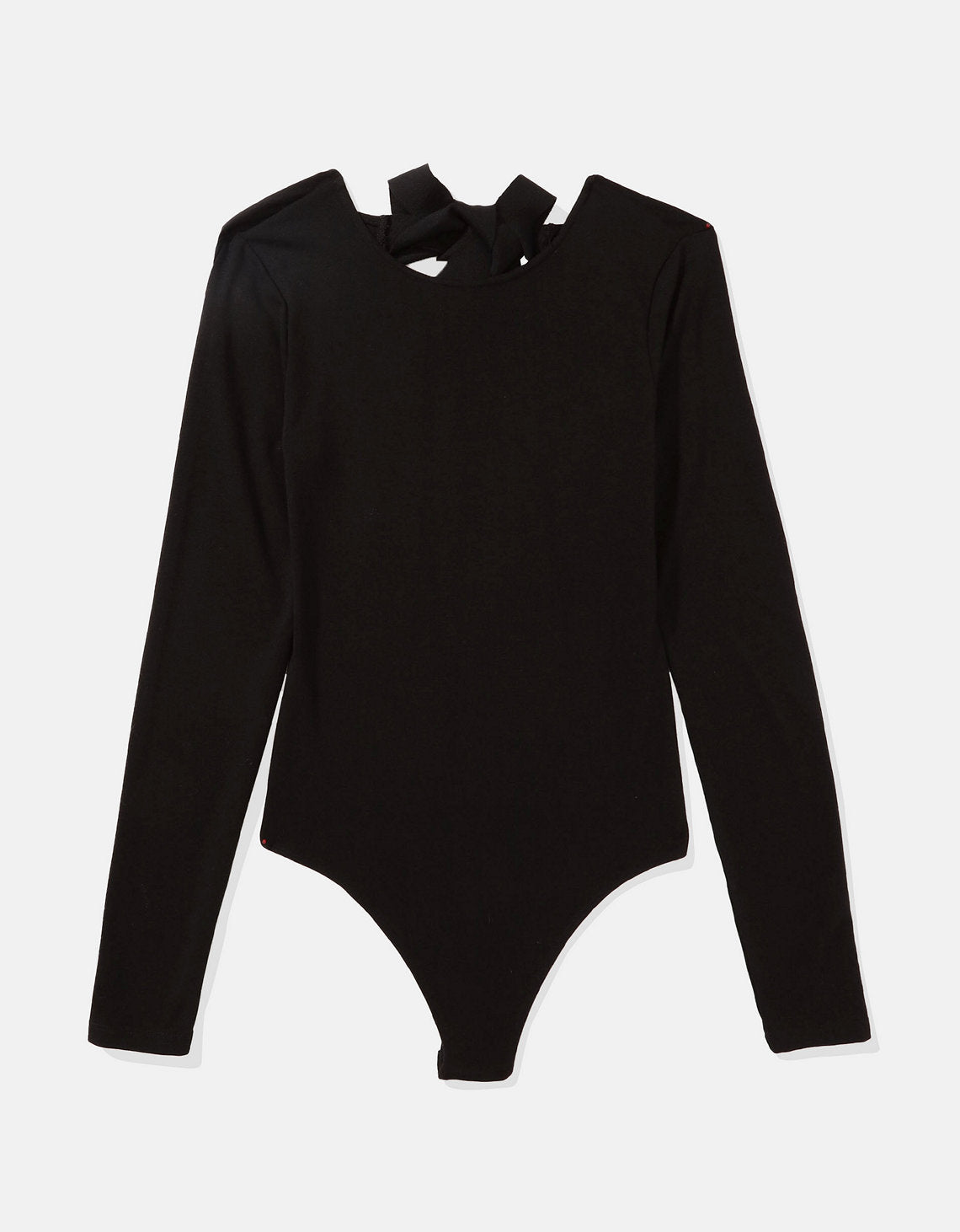 AE T-shirt Manga Larga con Cuello Redondo - Negro 3376_9809_001_f