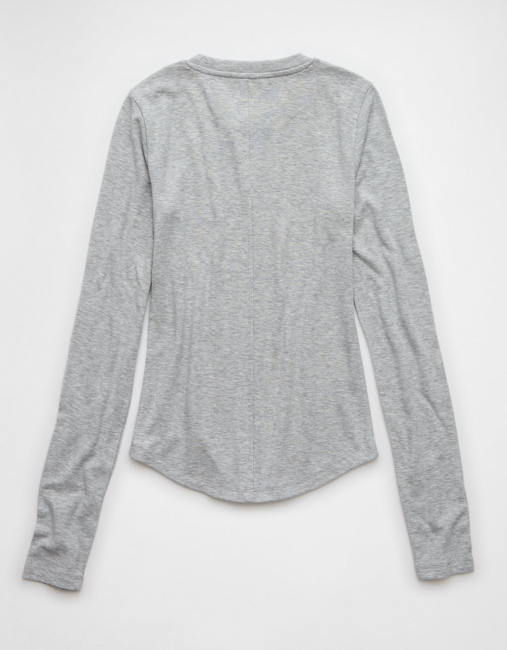 Polo sin Cuello Manga Larga Mujer AE - Gris 3376_9819_006_b