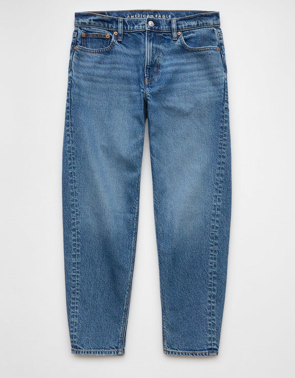 Jean barrel con stretch de mujer AE - Generico